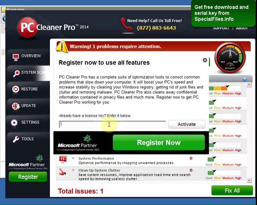 pc cleaner pro activation key